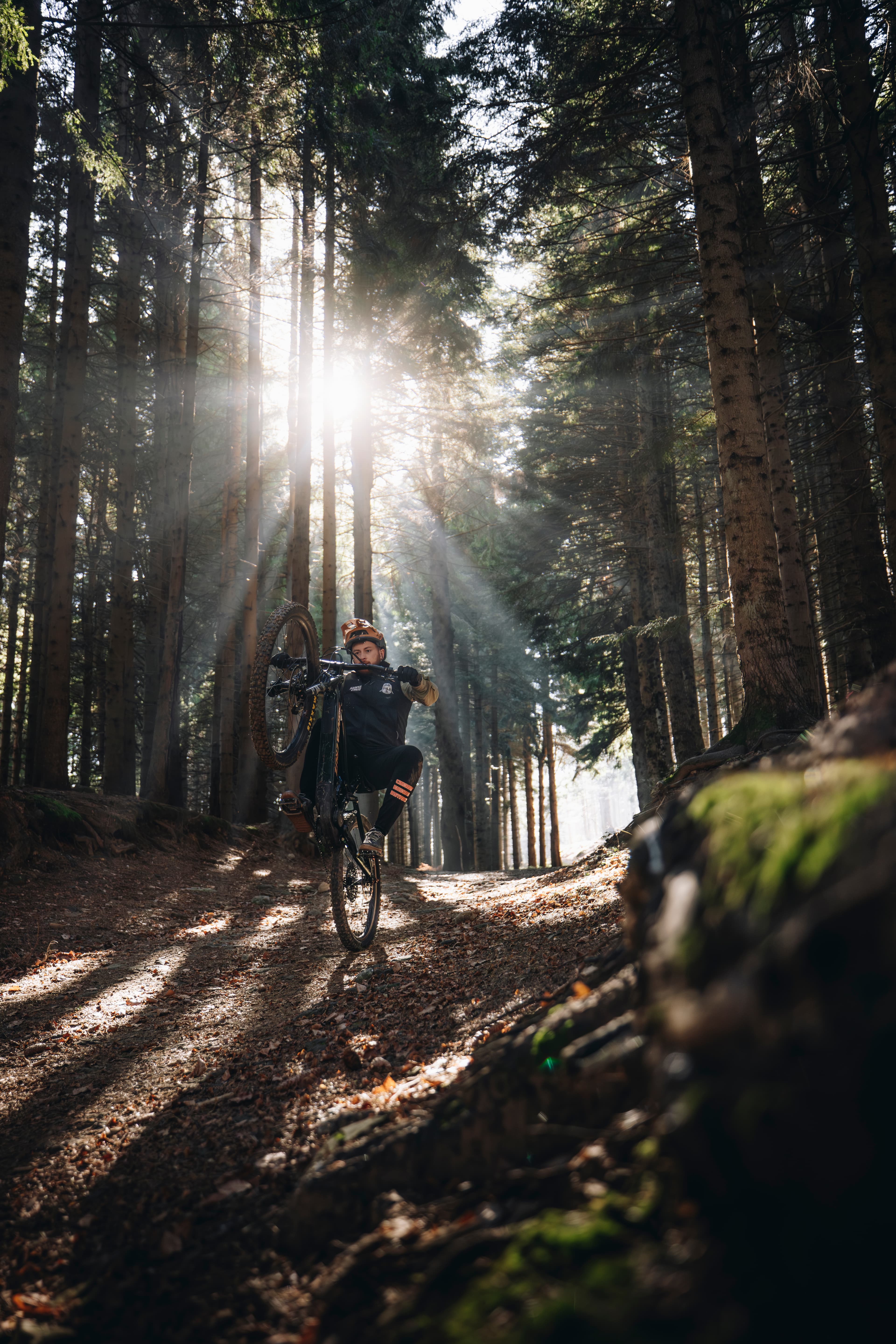 Wheelie con raggi di sole